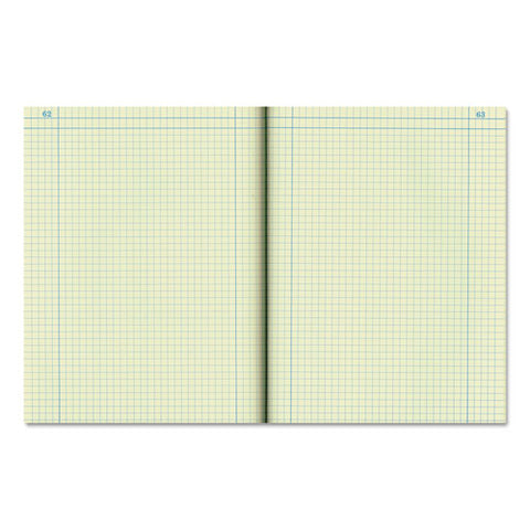 Computation Notebook, Quadrille Rule (4 Sq/in), Brown Cover, (75) 11.75 X 9.25 Sheets