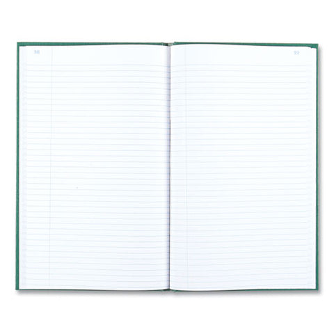 Emerald Series Account Book, Green Cover, 12.25 X 7.25 Sheets, 150 Sheets/book