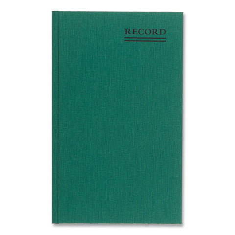 Emerald Series Account Book, Green Cover, 12.25 X 7.25 Sheets, 150 Sheets/book