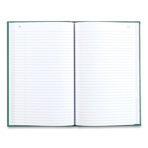 Emerald Series Account Book, Green Cover, 9.63 X 6.25 Sheets, 200 Sheets/book