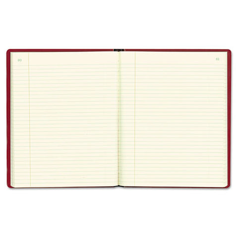 National Brand Red Vinyl Series Journal, 1-subject, Medium/college Rule, Red Cover, (300) 10 X 7.75 Sheets