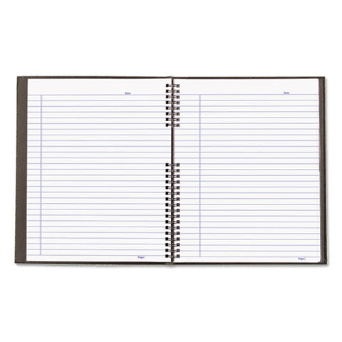 Notepro Notebook, 1-subject, Medium/college Rule, Black Cover, (75) 11 X 8.5 Sheets