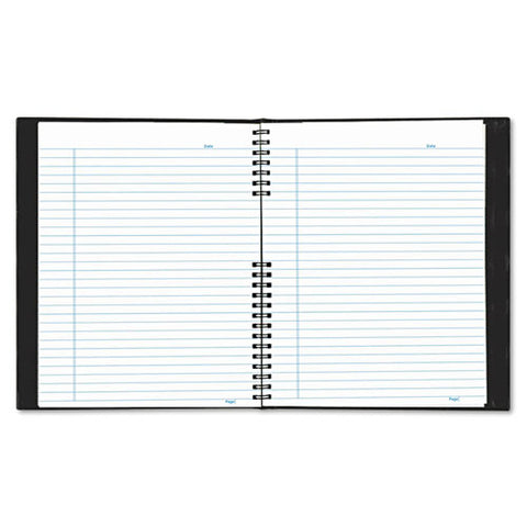 Ecologix Notepro Executive Notebook, 1-subject, Medium/college Rule, Black Cover, (100) 11 X 8.5 Sheets