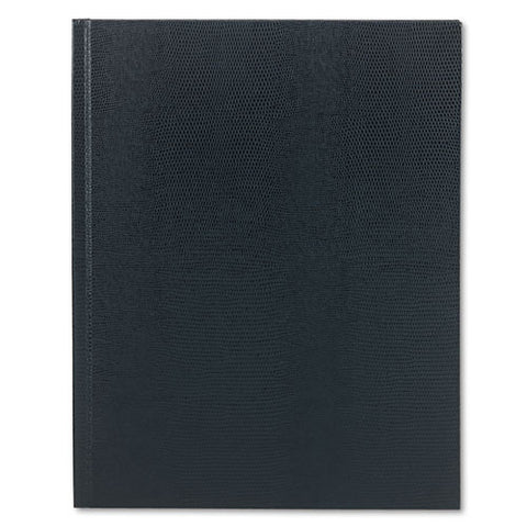 Executive Notebook With Ribbon Bookmark, 1-subject, Medium/college Rule, Blue Cover, (75) 11 X 8.5 Sheets