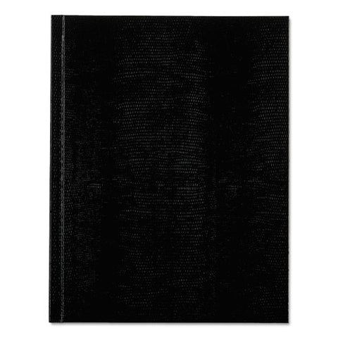 Executive Notebook, 1-subject, Medium/college Rule, Black Cover, (150) 9.25 X 7.25 Sheets