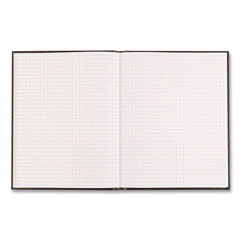 Professional Quad Notebook, Quadrille Rule (4 Sq/in), Black Cover, (96) 9.25 X 7.25 Sheets