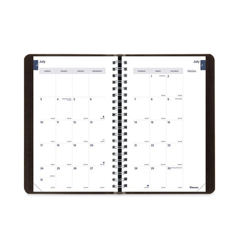 Academic Weekly/monthly Planner, 8 X 5, Black Cover, 13-month (jul To Aug): 2024 To 2025