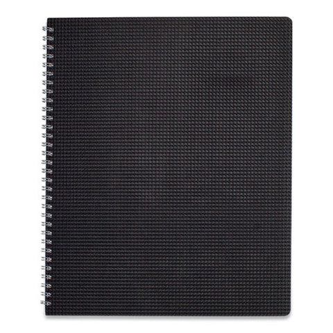 Duraflex Weekly Planner, 11 X 8.5, Black Cover, 12-month (jan To Dec): 2025