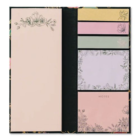 Colette Note-folio Sticky Notes Combo Pack, (1) 2.67" X 6.5", (2) 2.67" X 2.09", (3) 2.67" X 0.63", Multicolor, 50 Sheets/pad