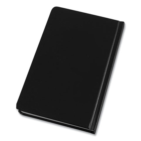 All-weather Hardbound Notebook, Universal: Narrow Rule And Quadrille Rule, Black Cover, (80) 7.25 X 4.38 Sheets