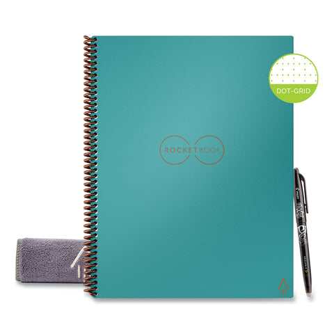 Core Smart Notebook, Dotted Rule, Neptune Teal Cover, (16) 11 X 8.5 Sheets