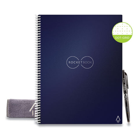 Core Smart Notebook, Dotted Rule, Midnight Blue Cover, (16) 11 X 8.5 Sheets