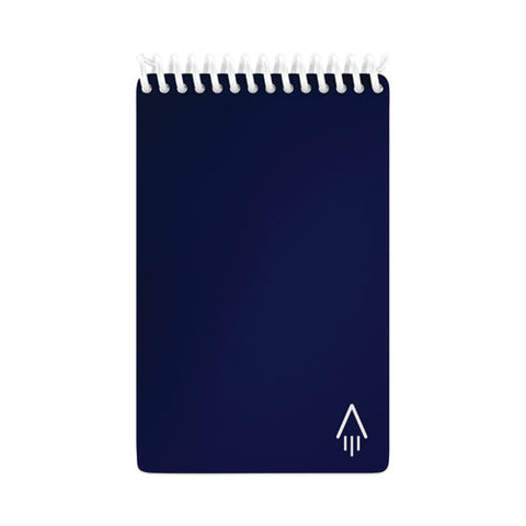 Mini Notepad, Midnight Blue Cover, Dot Grid Rule, 3 X 5.5, White, 24 Sheets