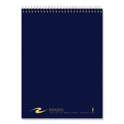 Flipper Subject Wirebound Notebook, 1-subject, Assorted Cover Colors, (80) 8.5 X 11.5 Sheets, 24/carton