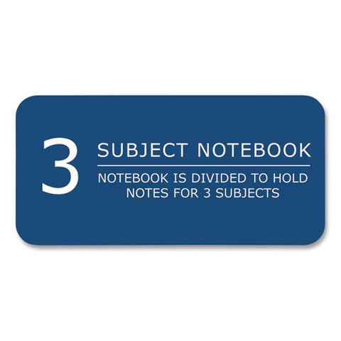 Earthtones Biobased 3 Subject Notebook, Medium/college Rule, Randomly Assorted Covers, (120) 11 X 9 Sheets, 24/carton