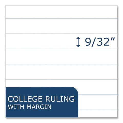 Heavyweight Biobased Filler Paper, Side: 3-hole, 8.5 X 11, Medium/college Rule, 100/pack