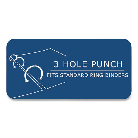 Notebook Filler Paper, 3-hole, 8 X 10.5, Wide/legal Rule, 100/pack