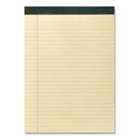 Recycled Legal Pad, Wide/legal Rule, (40) Canary 8.5 X 11 Sheets