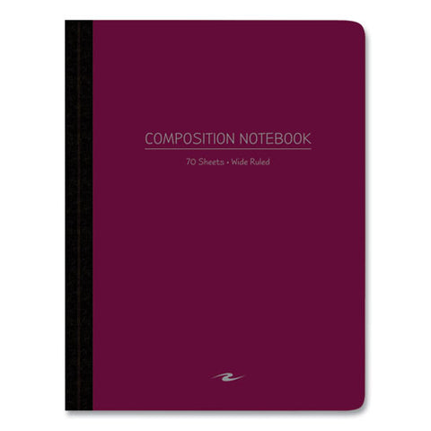 Poly Flex Composition Notebook, Wide/legal Rule, Randomly Assorted Cover, (70) 9.75 X 7.5 Sheets, 24/carton