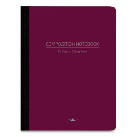 Poly Flex Composition Notebook, Med/college Rule, Assorted Cover, (70) 9.75 X 7.5 Sheets, 24/carton