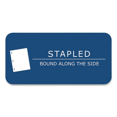 Examination Blue Book, Wide/legal Rule, Blue Cover, (12) 8.5 X 7 Sheets