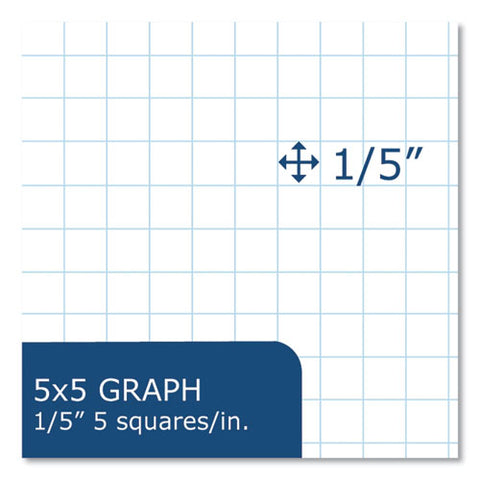 Lab And Science Black Notebook, Quad Rule (5 Sq/in), Black Cover, (60) 11 X 8.5 Sheets, 24/carton