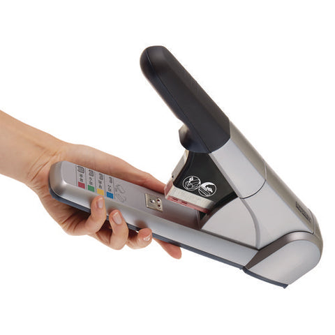 Heavy-duty Cartridge Stapler, 80-sheet Capacity, Silver