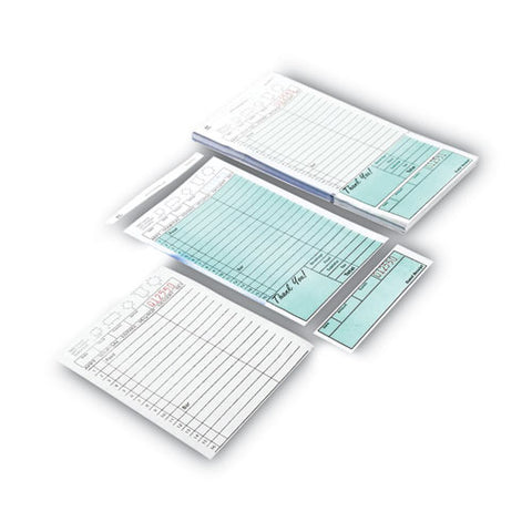 Guest Check Pad, 16 Lines, Two-part Carbonless, 4.2 X 8.25, 50 Forms/pad, 50 Pads/carton