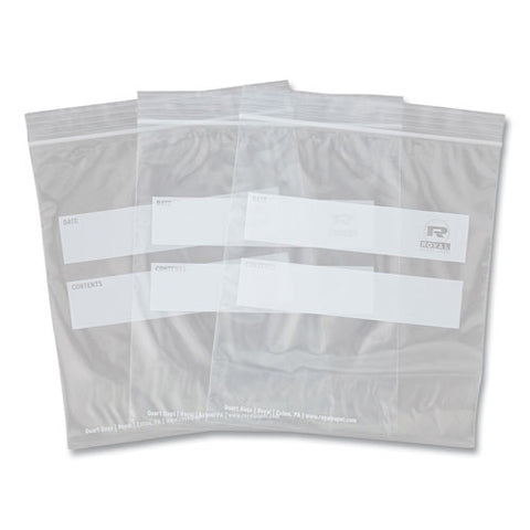 Zipper Bags, Quart, 7" X 7.99", Clear, 500/carton