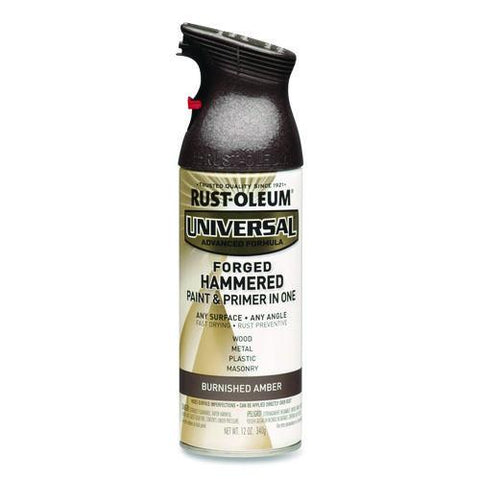 Universal Premium Spray Paint, Hammer Amber, 12 Oz Aerosol Can