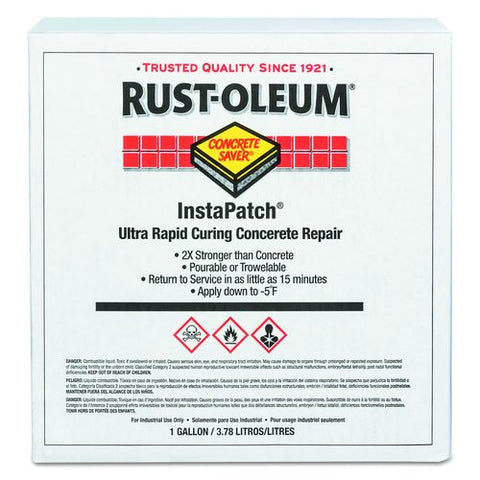 Instapatch Ultra-rapid Curing Concrete Repair, 1 Gal Bottle, Gray