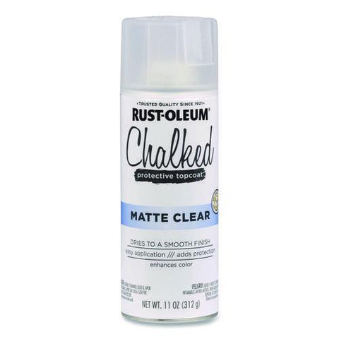 Ultra Matte Chalked Paint, Matte Clear, 12 Oz Aerosol Can