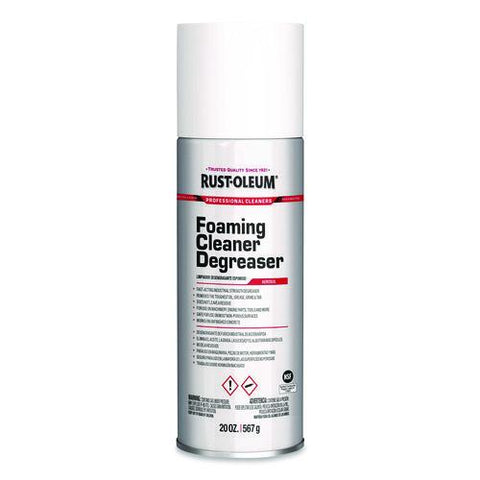 Professional Cleaner Degreaser Foaming Spray, 20 Oz Aerosol Can, 6/carton