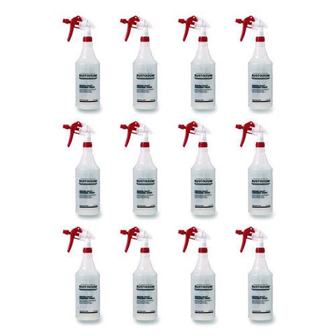 Empty Trigger Sprayer, 32 Oz, Clear, 12/carton
