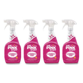 Bathroom Foam Cleaner, Fruity Scent, 25.4 Oz Spray Bottle, 4/carton