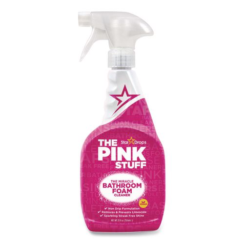The Miracle Bathroom Foam Cleaner, Fruity Scent, 25.4 Oz Trigger Spray Bottle