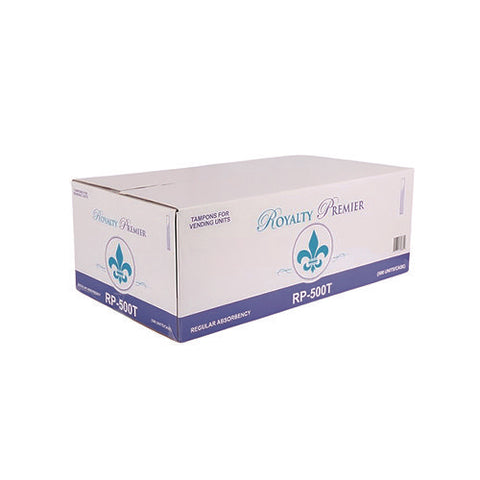 Premier Tampons For Vending Units, Regular Absorbency, 500/carton