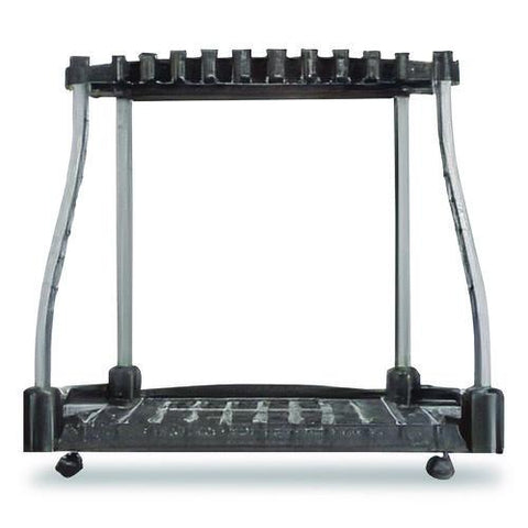 Fasttrack Garage Tool Tower Rack, Plastic, Holds Up To 40 Tools, 38" X 20.5" X 34.4", Black