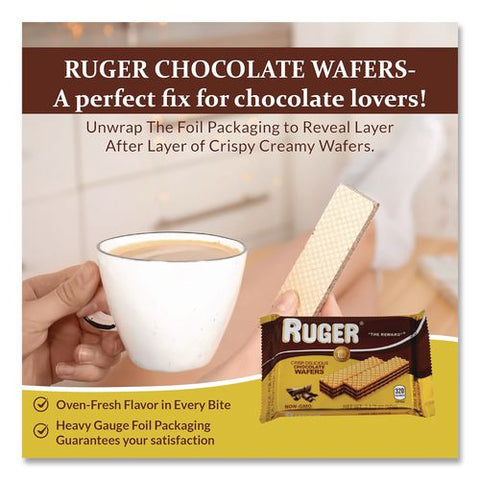 Wafers, Chocolate, 2.12 Oz Packet, 12/box