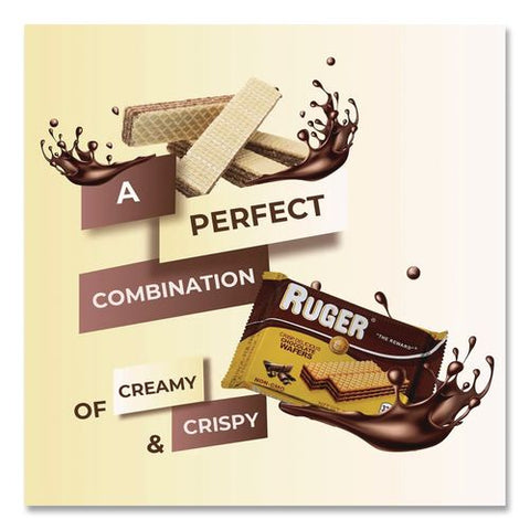 Wafers, Chocolate, 2.12 Oz Packet, 12/box