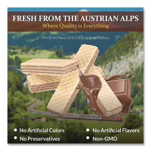 Wafers, Chocolate, 2.12 Oz Packet, 12/box