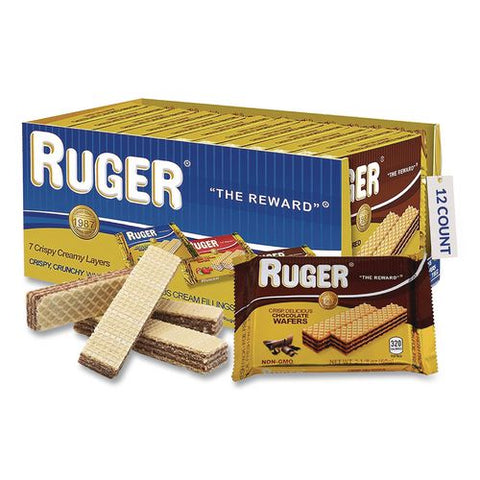 Wafers, Chocolate, 2.12 Oz Packet, 12/box