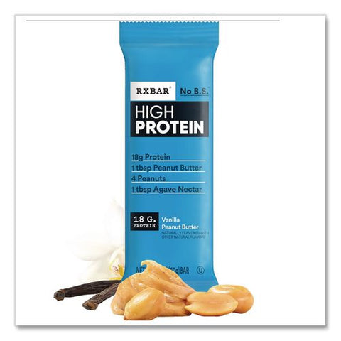 High Protein Vanilla Peanut Butter Bars, 2.1 Oz, 12/box