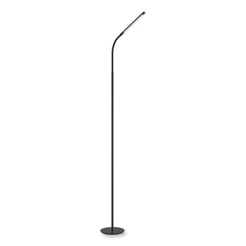 Resi Led Floor Lamp, Gooseneck, 60" Tall, Black