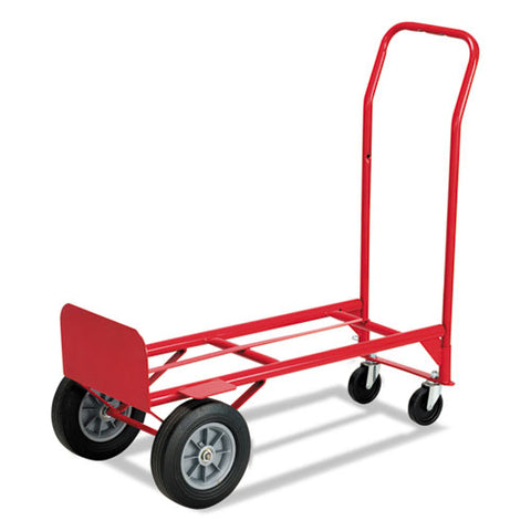 Two-way Convertible Hand Truck, 500 To 600 Lb Capacity, 18 X 51, Red