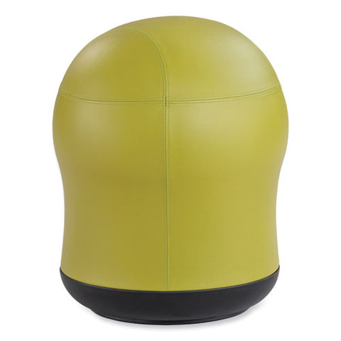 Zenergy Swivel Ball Chair, Backless, Supports Up To 250 Lb, Green Seat Vinyl