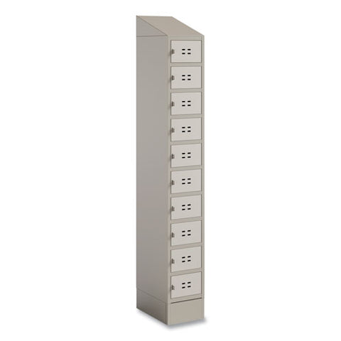 Single Continuous Metal Locker Base Addition, 11.7w X 16d X 5.75h, Tan