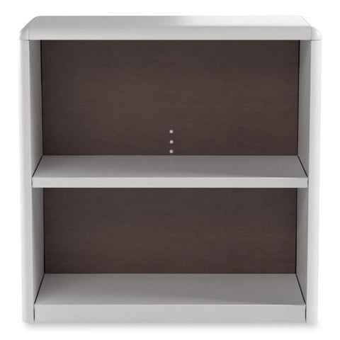 Valuemate Economy Bookcase, Two-shelf, 31.75w X 13.5d X 28h, Gray