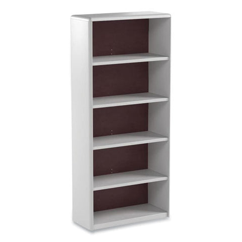 Valuemate Economy Bookcase, Five-shelf, 31.75w X 13.5d X 67h, Gray