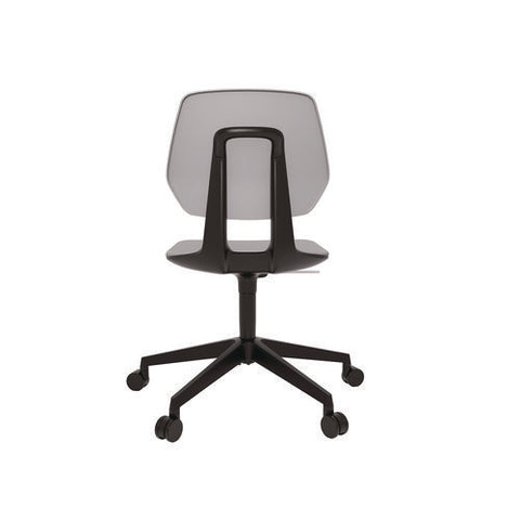 Commute Task Chair, Supports Up To 275 Lbs, 18.25" To 22.25" Seat Height, Gray Seat, Gray Back, Black Base